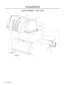 Accessories 4 Diagram and Parts List for LZF5227 (966956701)(2009-07) Husqvarna Lawn Mower