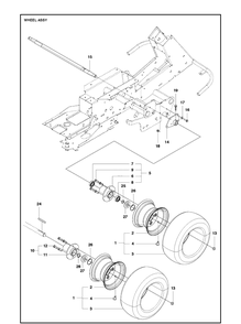 Part Location Diagram of 504736201 Husqvarna Sleeve