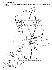 Electrical Diagram and Parts List for GT2254 (96023000500)(2005-05) Husqvarna Lawn Tractor