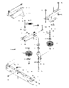 Hydraulic Frame Diagram and Parts List for P-ZT4822CA (966663801)(2011-11) Husqvarna Lawn Tractor