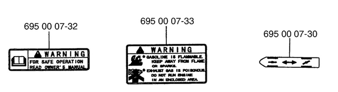 Decals Diagram and Parts List for 155BF (Carb II)(2001-04) Husqvarna Leaf Blower / Vacuum