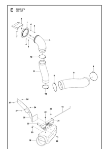 Part Location Diagram of 599348739 Husqvarna PLATE BOOT PLATE