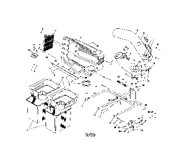 Part Location Diagram of 53269180 Husqvarna Nut, Crownlock #10-24