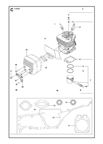 Part Location Diagram of 584912204 Husqvarna Decompression Valve