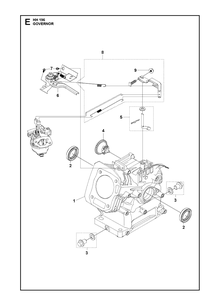 Part Location Diagram of 599349426 Husqvarna Speed regulating arm kit