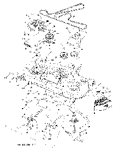 Mower Deck / Cutting Deck Diagram and Parts List for GTH260TWIN (96041004503)(2010-01) Husqvarna Lawn Tractor