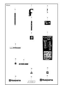 Part Location Diagram of 580652701 Husqvarna Decal