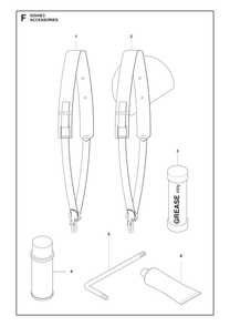 Accessories Diagram and Parts List for 525IHE3  Husqvarna Trimmer