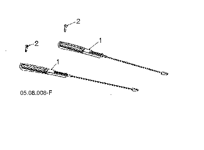 Handle grip Diagram and Parts List for 96193009703  Husqvarna Snow Blower