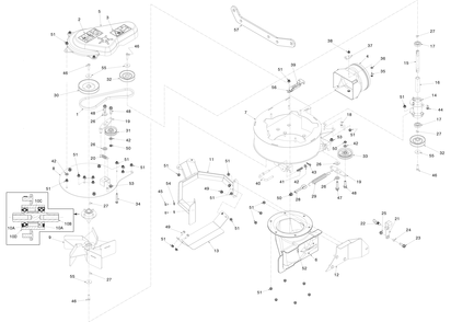 Part Location Diagram of 576221402 Husqvarna Bracket