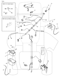 Electrical Diagram and Parts List for PB195H42LT (96042003602)(2008-01) Husqvarna Lawn Mower