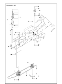 Part Location Diagram of 544002901 Husqvarna Bushing
