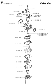 Part Location Diagram of 531007846 Husqvarna 