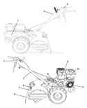 Page A Diagram and Parts List for 700DRT 700 DRT 96093000400 -2006-02 Husqvarna Tiller