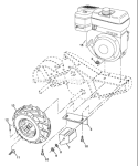 Page D Diagram and Parts List for 700DRT 700 DRT 96093000400 -2006-02 Husqvarna Tiller