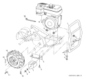 Page D Diagram and Parts List for 700DRT 700 DRT 96093000402 -2008-01 Husqvarna Tiller