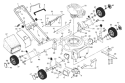 Page A Diagram and Parts List for 7021CMB 7021 CMB 954224088 -2004-01 Husqvarna Lawn Mower