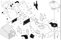 Part Location Diagram of 532418239 Husqvarna Handle Bracket Assembly, Lh