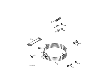 Assembly Diagram and Parts List for 15530SBLS 2009-08 Husqvarna Snow Blower