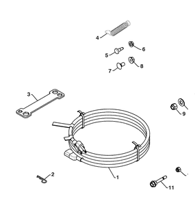 Spare Parts 1 Diagram and Parts List for 16530SBXLS (96193004101)(2009-06) Husqvarna Snow Blower