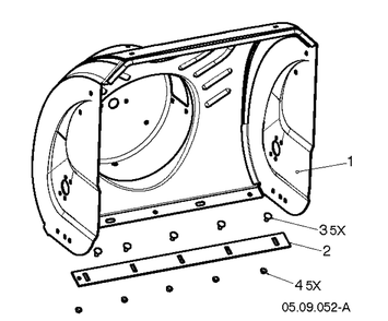 Auger Housing And Impeller 4 Diagram and Parts List for ST230P (96193010106)(2019-04) Husqvarna Snow Blower