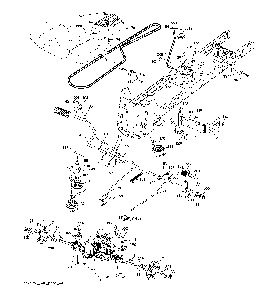 Drive Diagram and Parts List for YTH2754T (96041006203)(2010-04) Husqvarna Lawn Tractor