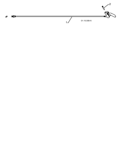 Handle Diagram and Parts List for 15530SBLS 2009-08 Husqvarna Snow Blower