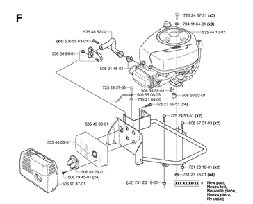 Part Location Diagram of 535485202 Husqvarna Exhaust Pipe Assy