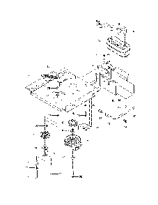 Engine mounting/guards/muffler Diagram and Parts List for 967271701-00  Husqvarna Lawn Tractor