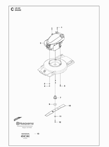 Part Location Diagram of 5949115-01 Husqvarna Engine