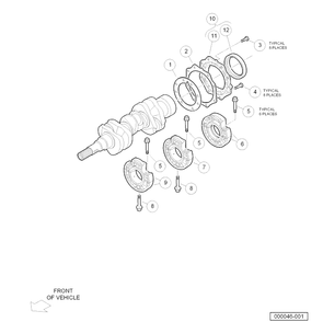 Part Location Diagram of 603001281 Husqvarna Assembly Case, Main Brg, Third