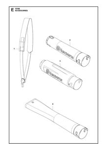 Accessories Diagram and Parts List for 325IB  Husqvarna Leaf Blower / Vacuum
