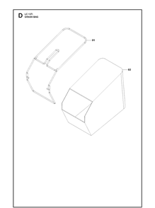 Collector Diagram and Parts List for LC137I (970500901)(970500904) Husqvarna Lawn Mower