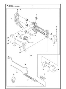 Part Location Diagram of 521667201 Husqvarna Spring