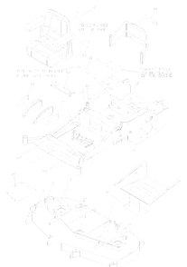 Decal Assembly Diagram and Parts List for ZTH7227KOB (968999225)(2002-10) Husqvarna Lawn Mower