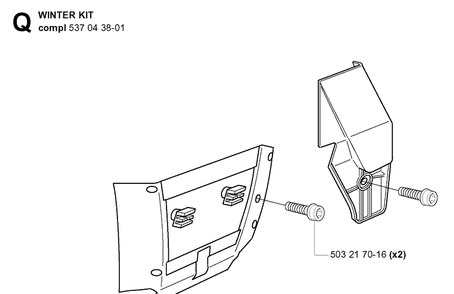 Accessories Diagram and Parts List for 385XP 20051000001-20064000000 Husqvarna Chainsaw