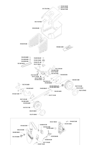 Wheel And Depth Stake Assembly 5 Diagram and Parts List for 43EL ROYAL Husqvarna Lawn Mower