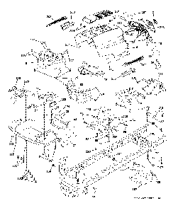 Chassis And Enclosures Diagram and Parts List for LTH1742T (96041006701)(2008-11) Husqvarna Lawn Tractor