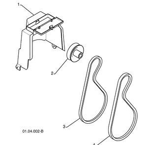 Chassis / Engine / Belts Diagram and Parts List for 1330SBXLSB (96193004100)(2008-11) Husqvarna Snow Blower