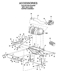 Accessories 11 Diagram and Parts List for IZ5223 (968999526)(2006-08) Husqvarna Lawn Mower