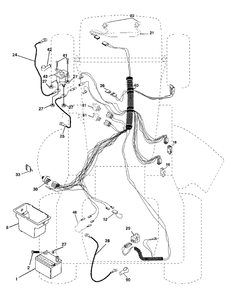 Electrical Diagram and Parts List for LT1538 (954569776-C)(2002-12) Husqvarna Lawn Tractor