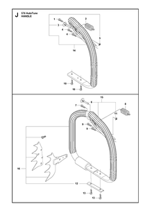 Part Location Diagram of 588846201 Husqvarna 576XP WRAP KIT