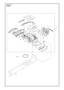 Cover Diagram and Parts List for TS217TM  Husqvarna Lawn Tractor