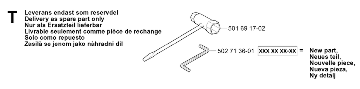 Accessories Diagram and Parts List for R13 (953950401)(2004-01) Husqvarna Lawn Tractor
