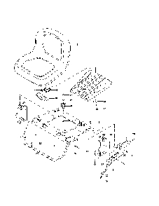 Seat Diagram and Parts List for 967323903-00  Husqvarna Lawn Mower