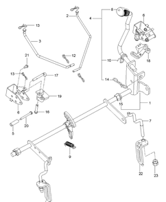 Mower Lift / Deck Lift Diagram and Parts List for Z248F (96795390100)(2018-10) Husqvarna Lawn Mower