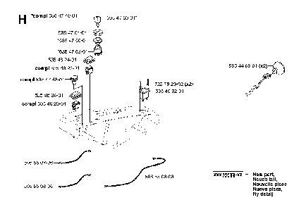 Electrical Diagram and Parts List for RIDERPRO15 (953535001)(2004-01) Husqvarna Lawn Tractor