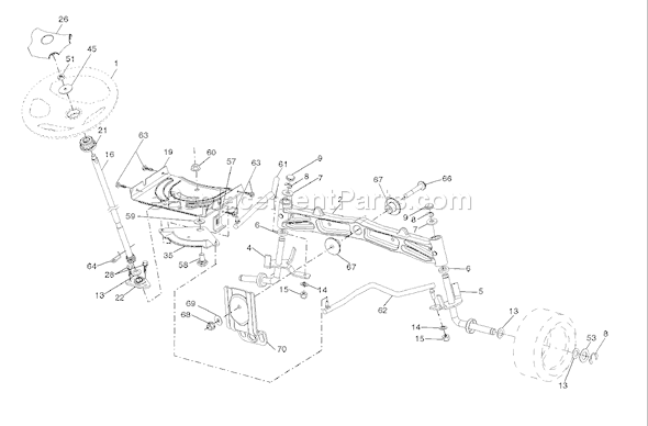 Page I Diagram and Parts List for YTH2246 (96043003700) (2006-11) Husqvarna Lawn Tractor