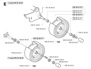 Wheels And Tires Diagram and Parts List for R11BIO 2002-02 Husqvarna Lawn Tractor
