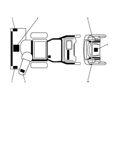 Decals Diagram and Parts List for 15530SBLS 2009-07 Husqvarna Snow Blower